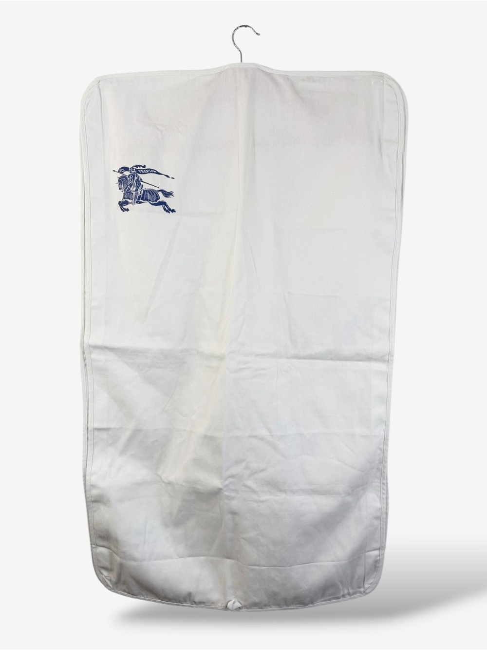 Burberry Prorsum Garment Bag Pale Mint Blue Logo Hanging Travel Suit Luggage